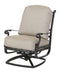 Gensun Outdoor Chairs Gensun - Florence Cast Aluminum Cushion High Back Swivel Rocker Lounge Chair - 1023HB24