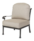 Gensun Outdoor Chairs Gensun - Florence Cast Aluminum Cushion Right Arm Lounge Chair – 10230027