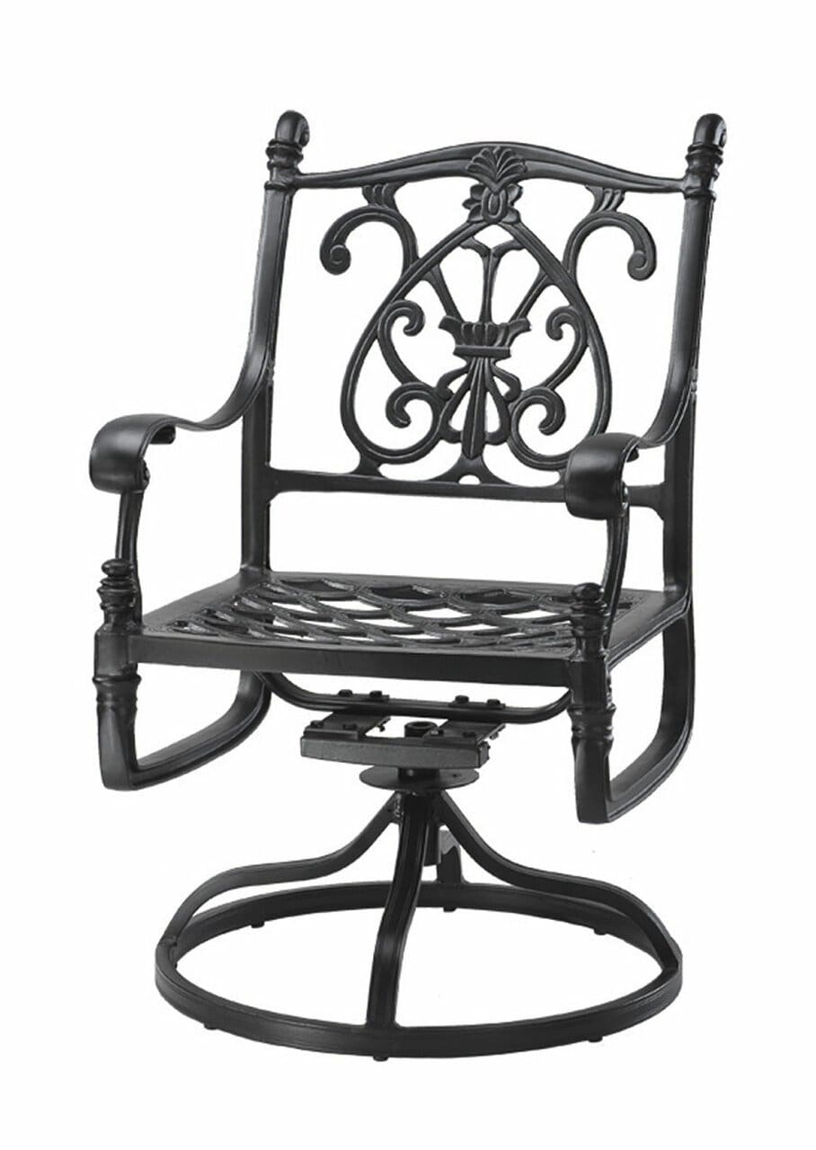 Gensun Outdoor Chairs Gensun - Florence Cast Aluminum Cushion Swivel Rocker - 10230011