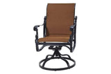 Gensun Outdoor Chairs Gensun - FLORENCE PADDED SLING - SB Swivel Rocker - 6123SB11
