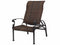 Gensun Outdoor Chairs Gensun - Florence Woven Cast Aluminum Recliner Lounge Chair - 70230015