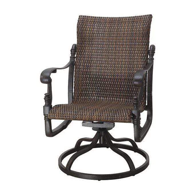 Gensun Outdoor Chairs Gensun - Florence Woven Standard Back Swivel Rocker - 7023SB11