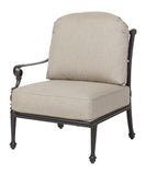 Gensun Outdoor Chairs Gensun - Grand Terrace Cast Aluminum Cushion Right Arm Lounge Chair - 10340027