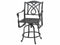 Gensun Outdoor Chairs Gensun - Grand Terrace Cast Aluminum Cushion Swivel Balcony Stool - 10340006