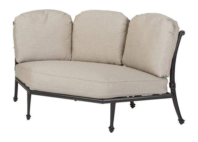 Gensun Outdoor Chairs Gensun - Grand Terrace Cast Aluminum Cushion Three-Back Corner Chair - 10340030