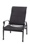 Gensun Outdoor Chairs Gensun - Grand Terrace Woven Cast Aluminum Reclining Chair - 70340015