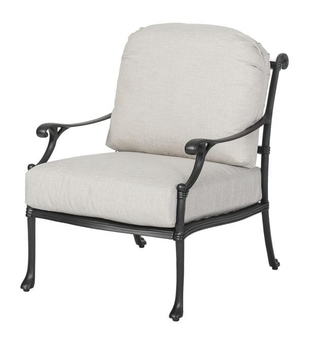 Gensun Outdoor Chairs Gensun - Michigan Cast Aluminum Cushion Lounge Chair - Knock Down - 10140021