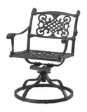 Gensun Outdoor Chairs Gensun - Michigan Cast Aluminum Cushion Swivel Rocker - Welded - 1014WD11