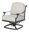 Gensun Outdoor Chairs Gensun - Michigan Cast Aluminum Cushion Swivel Rocking Lounge Chair - Welded - 10140024