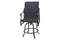 Gensun Outdoor Chairs Gensun - Michigan Woven Cast Aluminum Swivel Balcony Stool - 70140006