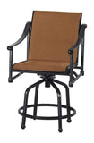 Gensun Outdoor Chairs Gensun -Morro Bay Padded Sling Cast Aluminum Counter Stool - 60320006