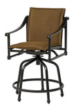 Gensun Outdoor Chairs Gensun - MORRO BAY PADDED SLING - Swivel Rocking Balcony Stool - 60320036