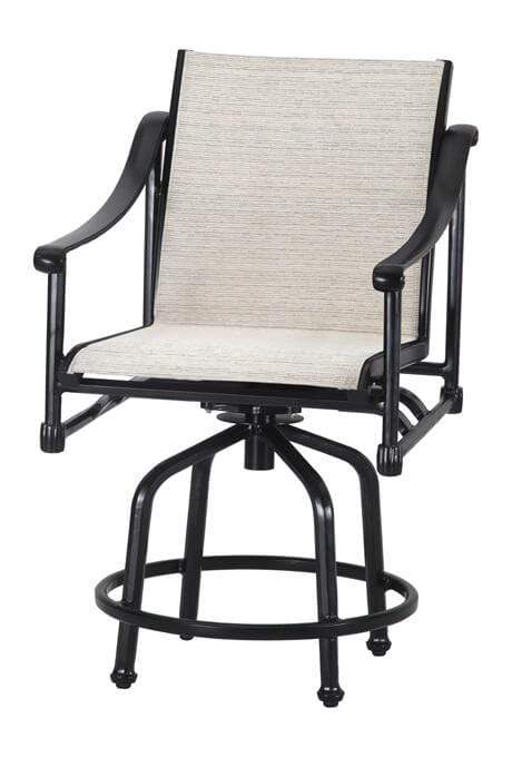 Gensun Outdoor Chairs Gensun - Morro Bay Sling Cast Aluminum Counter Stool- 50320006