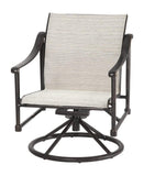 Gensun Outdoor Chairs Gensun -  Morro Bay Sling Cast Aluminum Lounge Chair - 50320024