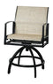 Gensun Outdoor Chairs Gensun - Phoenix Sling Aluminum Swivel Balcony Stool - 51160006