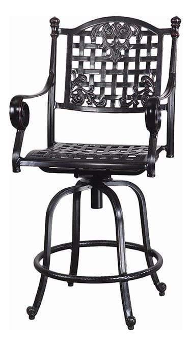 Gensun Outdoor Chairs Gensun - VERONA & GRAND VERONA - Swivel Balcony Stool Frame - 80410006