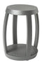 Gensun Outdoor Decor Gensun - Cast Aluminum Channel Stool and End Table- 1019STB1
