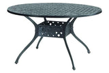 Gensun Outdoor Dining Set [Premium] 48" Gensun Verona 48" Round Dining Table | Swivel Rocker Chair | Dining Chair | 5 Piece Outdoor Dining Set [Premium] - 80410A54