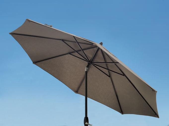 Gensun Outdoor Dining Set [Premium] Luxe Gensun Treviso Cushion Chaise Lounge | Chaise Lounge | Umbrella End Table | Umbrellas & Umbrella Extension Poles | 8 Piece Outdoor Dining Set [Premium] - 70540009