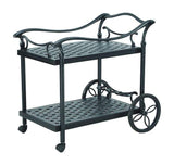 Gensun Outdoor Furniture Accessories Gensun - Coordinate Accessories Cast Aluminum Welded Serving Cart - 1031WD0X