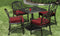 Gensun Outdoor Furniture Accessories Gensun - Grand Terrace Table Cast Aluminum 30 Square Pedestal Table Top with Umbrella Hole - 1034PTD1