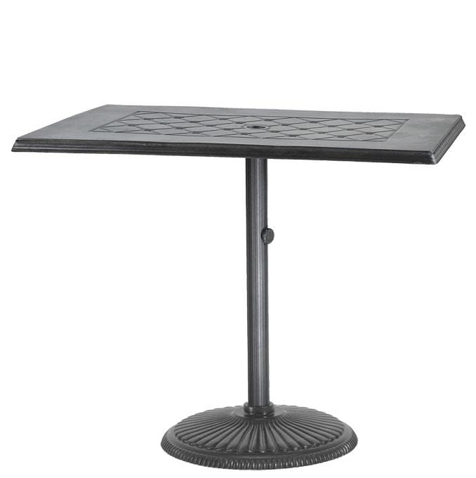 Gensun Outdoor Furniture Accessories Gensun - MADRID II PEDESTAL TABLE TOPS - 30" x 48" Rectangular Pedestal Table Top - 1043PTC6