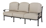 Gensun Outdoor Sofa Gensun - Florence Cast Aluminum Cushion Sofa - 12230023