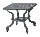 Gensun Outdoor Table Gensun - Florence Cast Aluminum 21'' Wide Square End Table - 11230E21