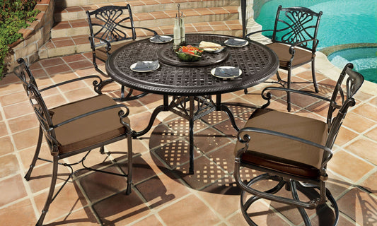Gensun Outdoor Table Gensun - Grand Terrace 48" Round Dining Table | 10340A48
