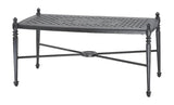 Gensun Outdoor Table Gensun - Grand Terrace Cast Aluminum 42'' 48''W x 21'' 24''D Rectangular Coffee Table - 103400F1