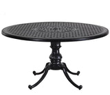 Gensun Outdoor Table Gensun - Grand Terrace Top With Regal Base Tables - 48" Round Balcony Table - 1034TA48/108800KN, 1034TA54/108800KN