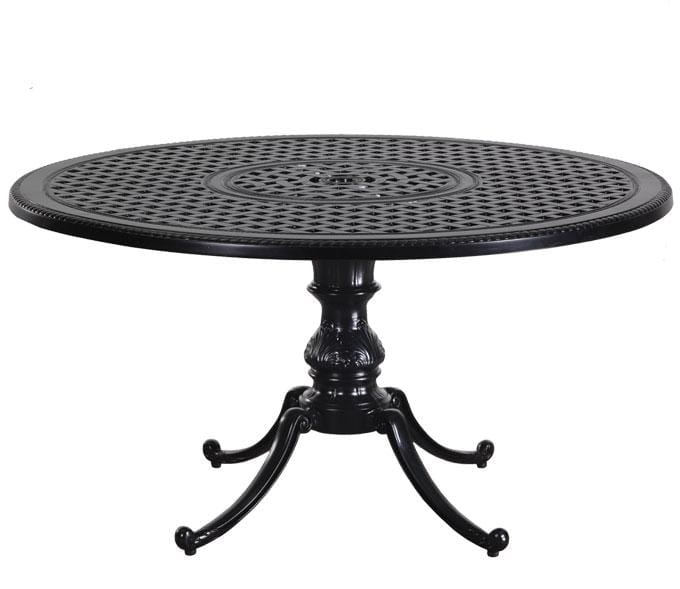 Gensun Outdoor Table Gensun - Grand Terrace Top With Regal Base Tables - 48" Round Bar Table - 1034TA48/108800KL, 1034TA54/108800KL