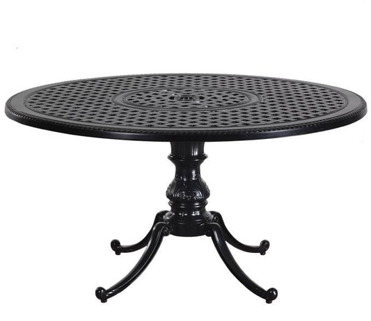 Gensun Outdoor Table Gensun - Grand Terrace Top With Regal Base Tables - 48" Round Bar Table - 1034TA48/108800KL, 1034TA54/108800KL