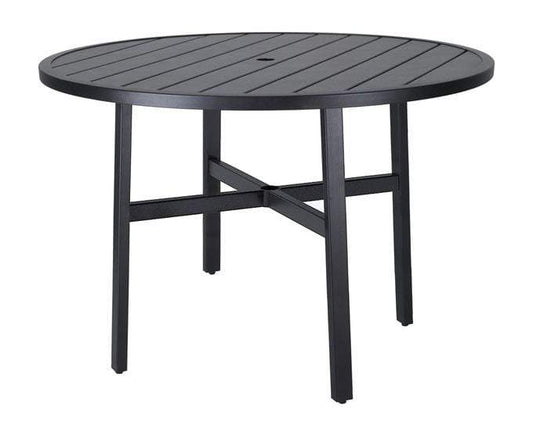 Gensun Outdoor Table Gensun - PLANK TABLES - 44" Round Balcony Table (NW) – 1146NA44