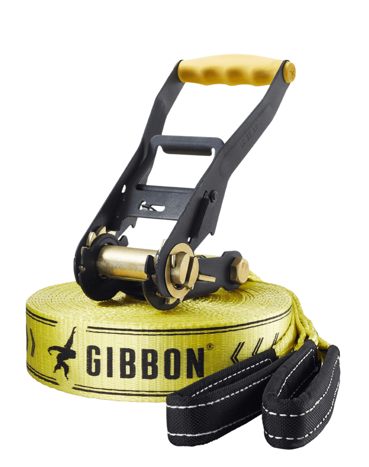 GIBBON Slackline Gibbon Independence Classic Slackline Set with Anchors