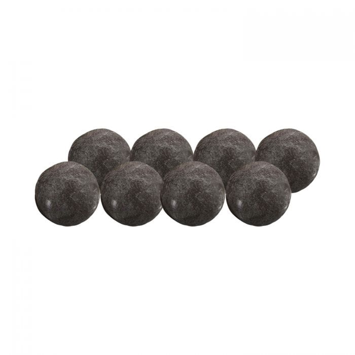 Grand Canyon Gas Logs Cannon Balls 4” Cannon Balls (8-pc Set) / Black Grand canyon cannon balls for gas inserts and burners