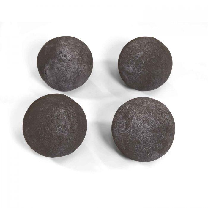 Grand Canyon Gas Logs Cannon Balls 6” Cannon Balls (4-pc Set) / Dark Gray Grand canyon cannon balls for gas inserts and burners