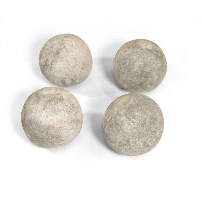 Grand Canyon Gas Logs Cannon Balls 6” Cannon Balls (4-pc Set) / Tan / Beige Grand canyon cannon balls for gas inserts and burners