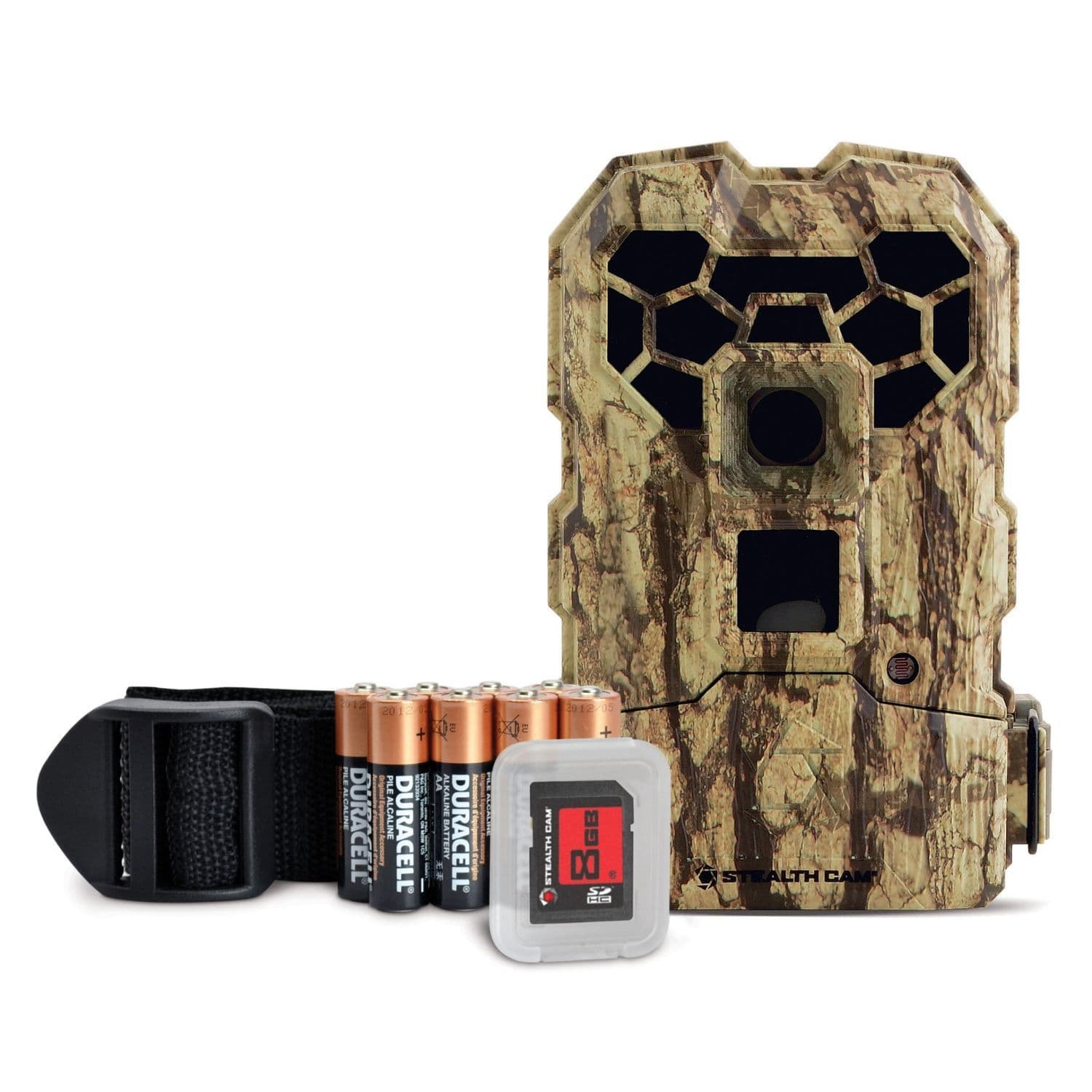 GSM Outdoors Hunting : Game Cameras Stealth Cam QS24 14 MP No Glo Camera w Batteries and SD