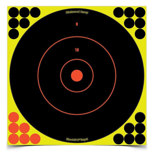 GSM Outdoors Hunting : Targets Birchwood Casey Shoot-N-C 12in Round Bullseye-50 Targets