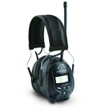 GSM Outdoors Public Safety/L.E. : Hearing Protection Walkers Digital AM FM Radio Power Muff Black