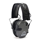 GSM Outdoors Public Safety/L.E. : Hearing Protection Walkers Razor Slim Electronic Muff Carbon