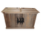 Haggards Double Trash Can with Tres Hombres Black