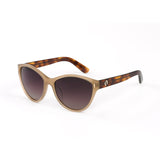Hang Ten Gold Apparel : Eyewear - Sunglasses Hang Ten Gold Carcharodon-Cream-Demi/Gradient Brown Lens
