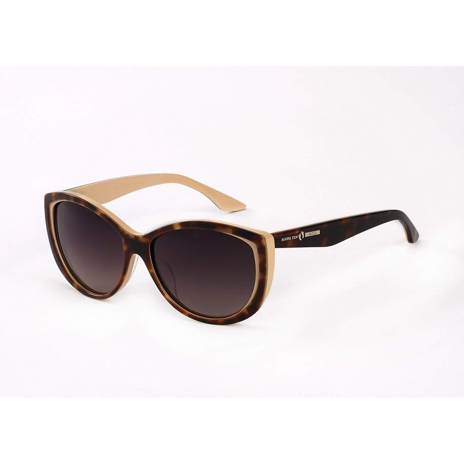 Hang Ten Gold Apparel : Eyewear - Sunglasses Hang Ten Gold The Beach Boutique-Sandy Beach/Brown Lens