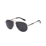 Hang Ten Gold Apparel : Eyewear - Sunglasses Hang Ten Gold The Betamax-Shiny Silver/Smoke Lens