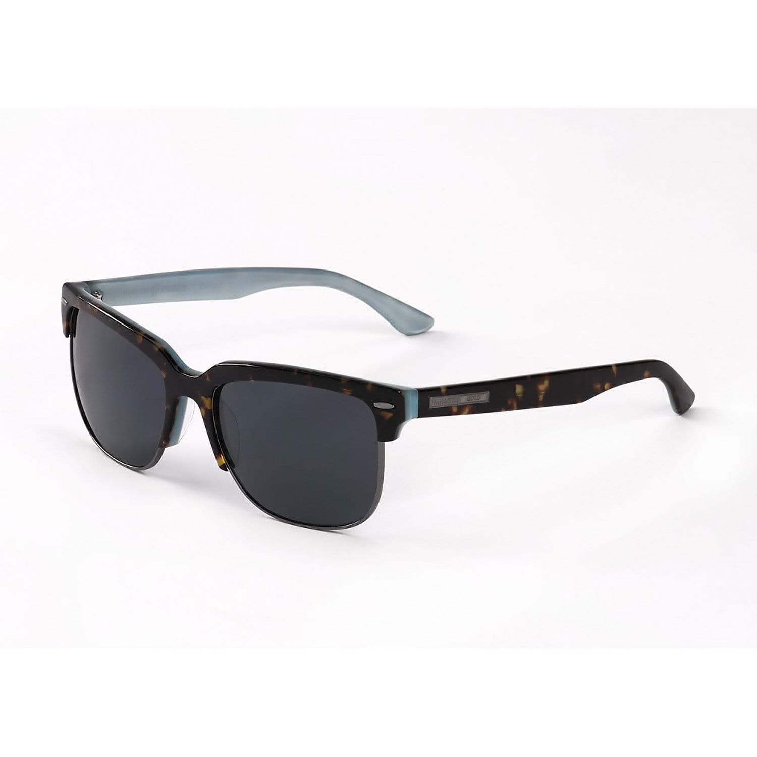 Hang Ten Gold Apparel : Eyewear - Sunglasses Hang Ten Gold The LAX-Shiny Gun Demi Blue/Grey Lens