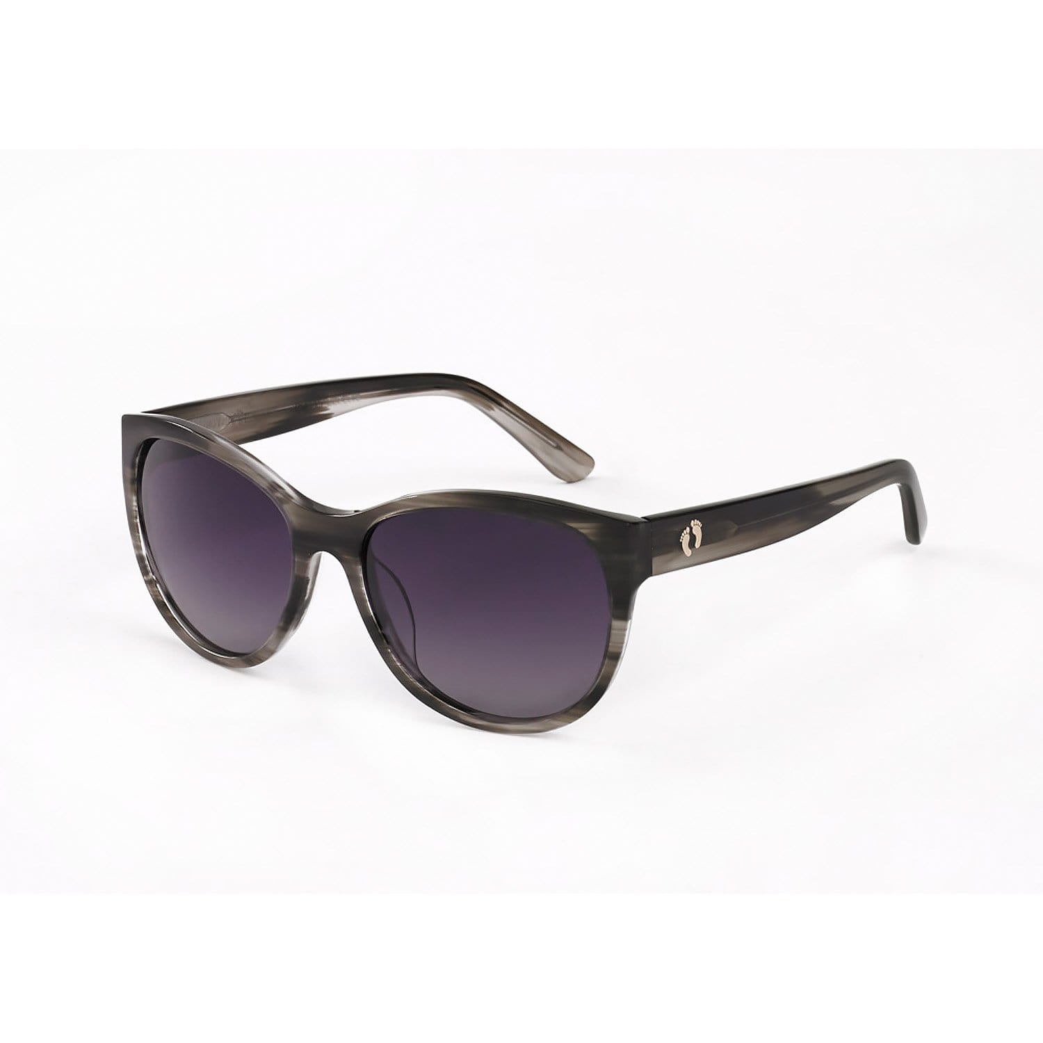 Hang Ten Gold Apparel : Eyewear - Sunglasses Hang Ten Gold The Pier Couture-Grey Horn/Gradient Smoke Lens