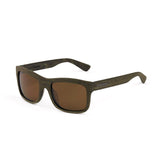 Hang Ten Gold Apparel : Eyewear - Sunglasses Hang Ten Gold The Shaka-Brown Turquois Wood/Brown Lens