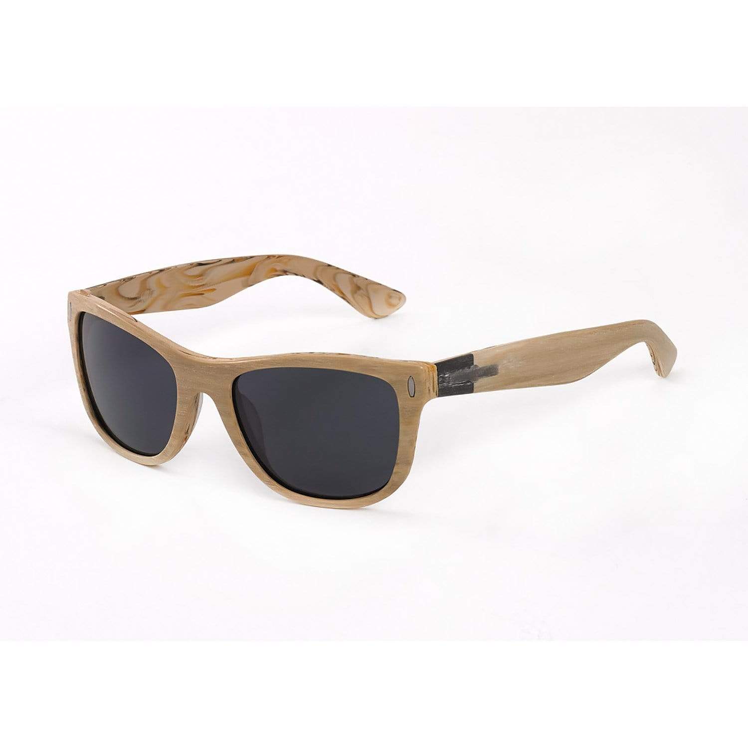 Hang Ten Gold Apparel : Eyewear - Sunglasses Hang Ten Gold The Wavefarer-Pine Wood/Smoke Lens